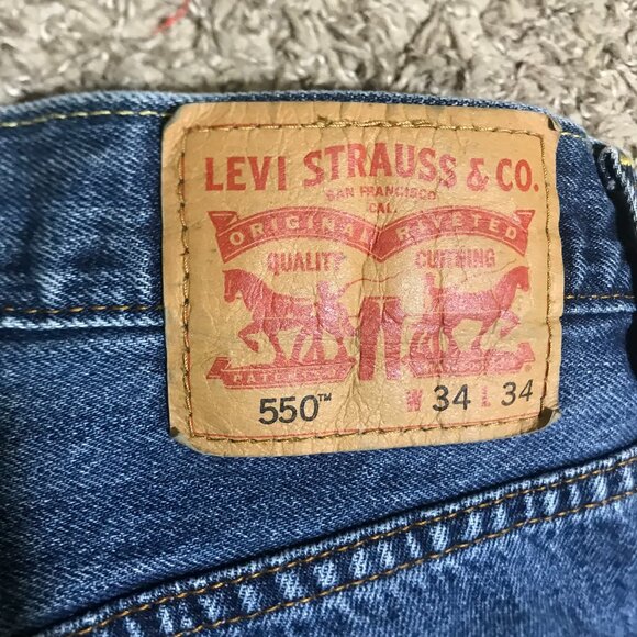Men's Levi's Dad Jeans 550, 34 X 34 - Pre-Owned - Picture 1 of 5